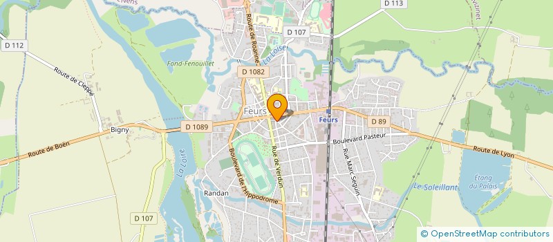 localisation de l'entreprise SOCIETE CIVILE DES GARENNES  FEURS