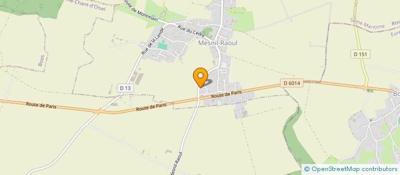 localisation de l'entreprise SOCIETE CIVILE DES GRANDS CLOS  MESNIL-RAOUL