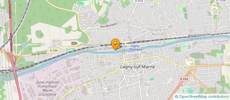 localisation de l'entreprise SOCIETE CIVILE DES ILOTS  POMPONNE