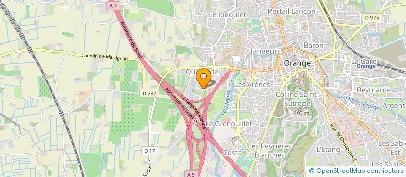 localisation de l'entreprise SOCIETE CIVILE DES LAURIERS à ORANGE