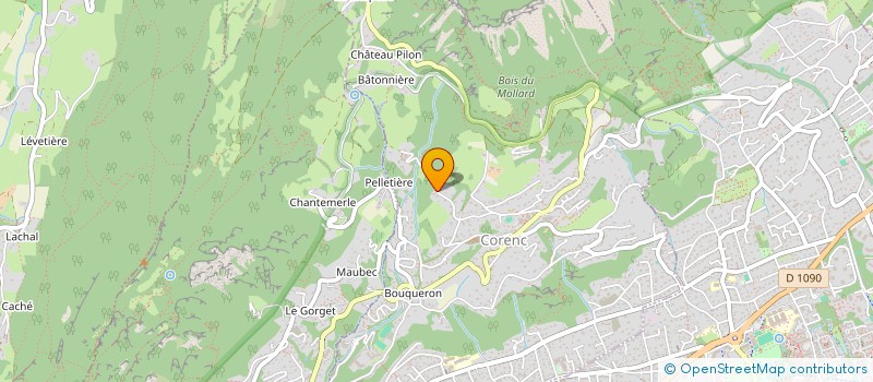 localisation de l'entreprise SOCIETE CIVILE DES LAUZES  CORENC