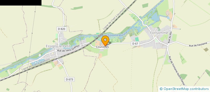 localisation de l'entreprise SOCIETE CIVILE DES MARAIS DE COURCELLES  FONSOMME