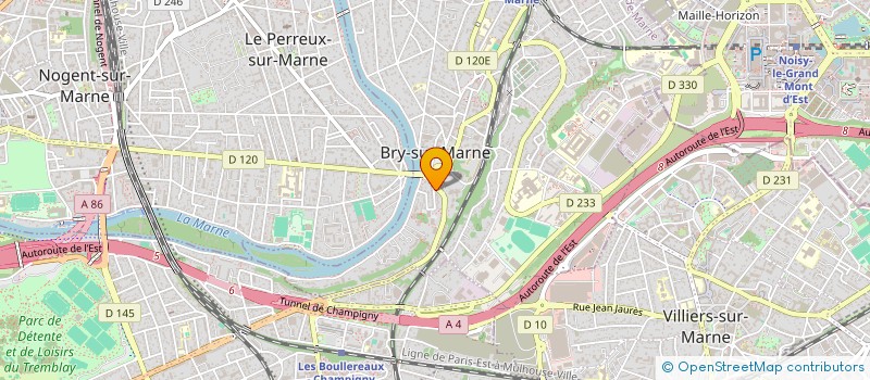 localisation de l'entreprise SOCIETE CIVILE DES MESANGES  BRY-SUR-MARNE