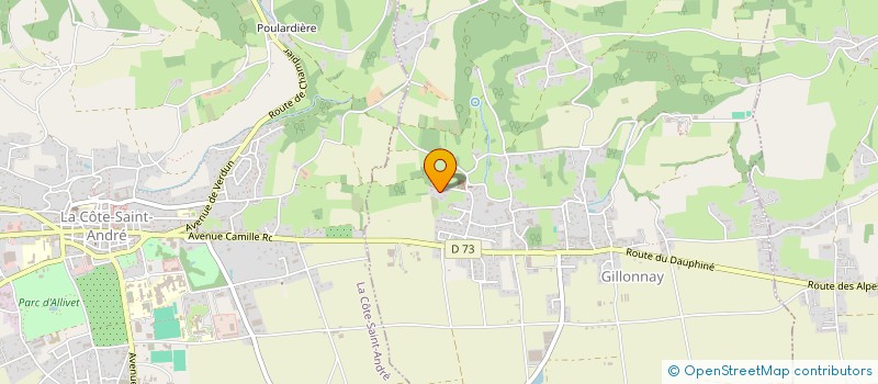 localisation de l'entreprise SOCIETE CIVILE DES MORELIERS  GILLONNAY