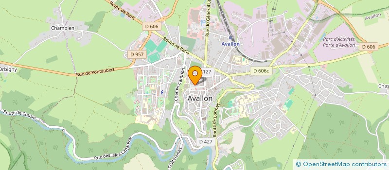 localisation de l'entreprise SOCIETE CIVILE DES ODEBERT à AVALLON