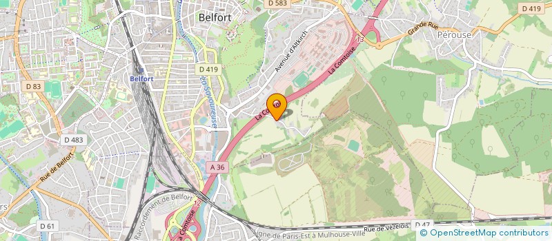 localisation de l'entreprise SOCIETE CIVILE DES PERCHES à BELFORT