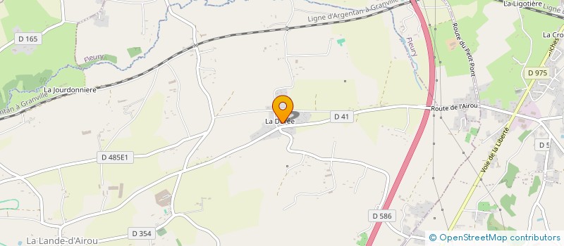 localisation de l'entreprise SOCIETE CIVILE DES PIEDS MOUILLES  LA LANDE D'AIROU