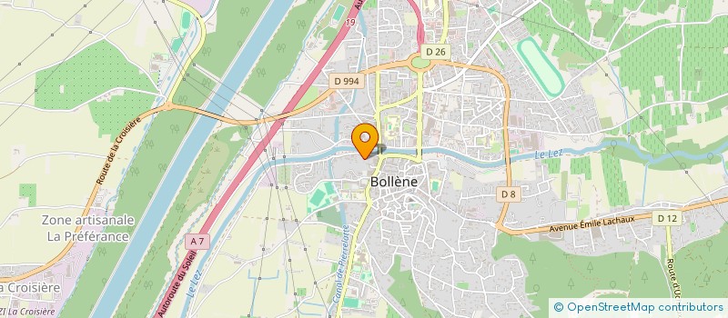 localisation de l'entreprise SOCIETE CIVILE DES PLACEMENTS SAREDA à BOLLENE