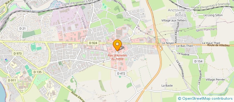 localisation de l'entreprise SOCIETE CIVILE DES PONANTS à GRANVILLE