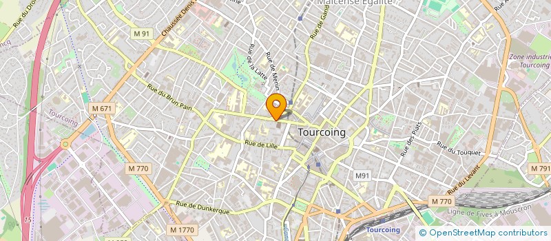 localisation de l'entreprise SOCIETE CIVILE DES POSTES 2  TOURCOING