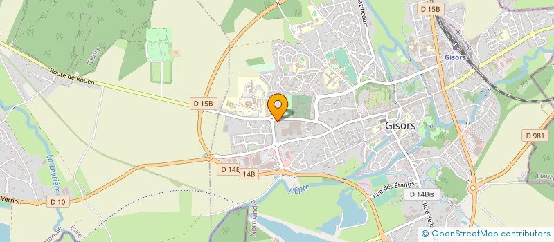 localisation de l'entreprise SOCIETE CIVILE DES PRATICIENS LIBERAUX DU POLE DU VEXIN  GISORS