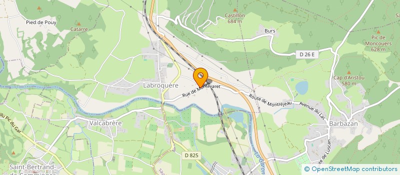 localisation de l'entreprise SOCIETE CIVILE DES PYRENEES  LABROQUERE