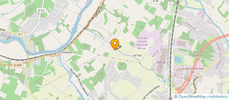 localisation de l'entreprise SOCIETE CIVILE DES RENARDIERES  ROULLET-SAINT-ESTEPHE