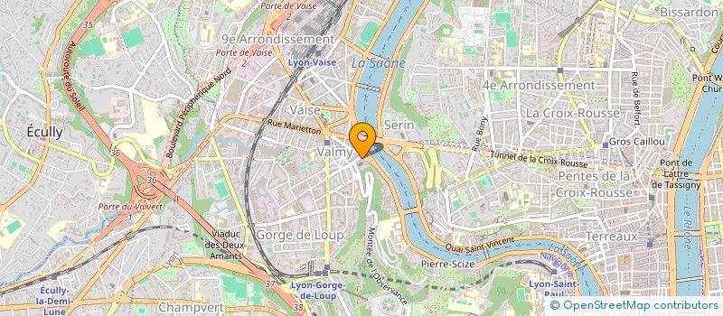 localisation de l'entreprise SOCIETE CIVILE DES ROCHES  LYON