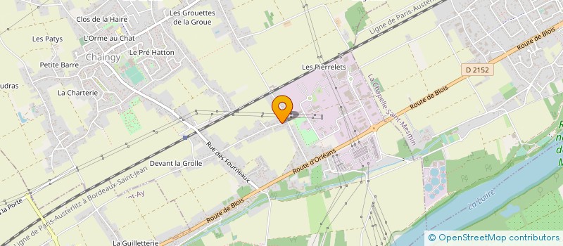 localisation de l'entreprise SOCIETE CIVILE DES SABLONS à CHAINGY