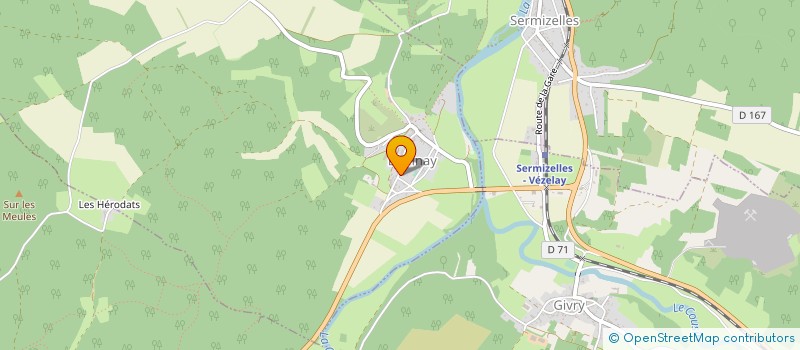 localisation de l'entreprise SOCIETE CIVILE DES TOURNELLES  BLANNAY