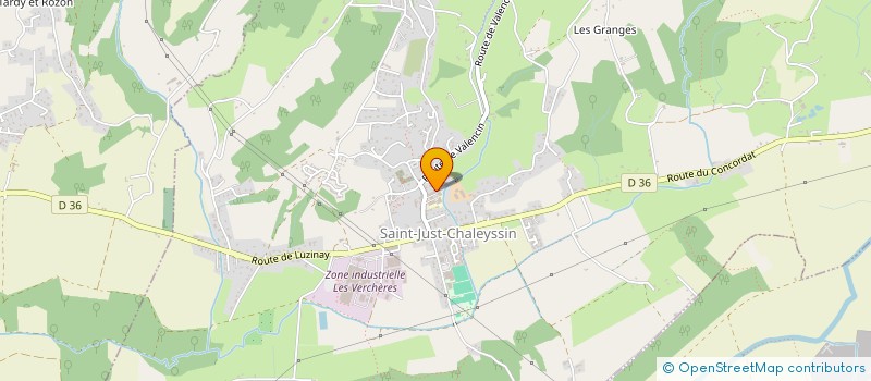 localisation de l'entreprise SOCIETE CIVILE DES UCENES  SAINT-JUST-CHALEYSSIN