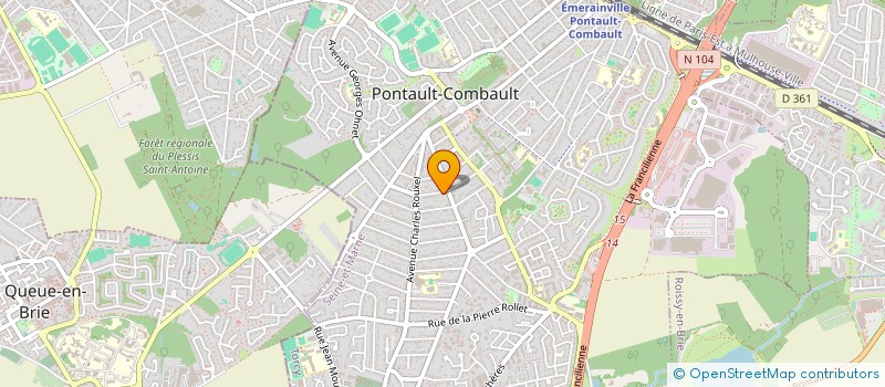 localisation de l'entreprise SOCIETE CIVILE DESEREVE  PONTAULT-COMBAULT