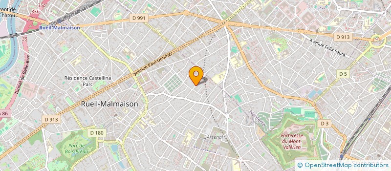 localisation de l'entreprise SOCIETE CIVILE DETROYES à RUEIL-MALMAISON