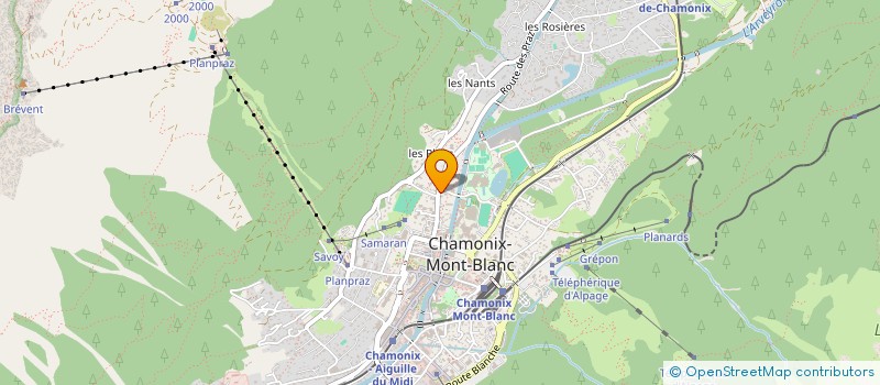localisation de l'entreprise SOCIETE CIVILE DEVOUASSOUD à CHAMONIX-MONT-BLANC