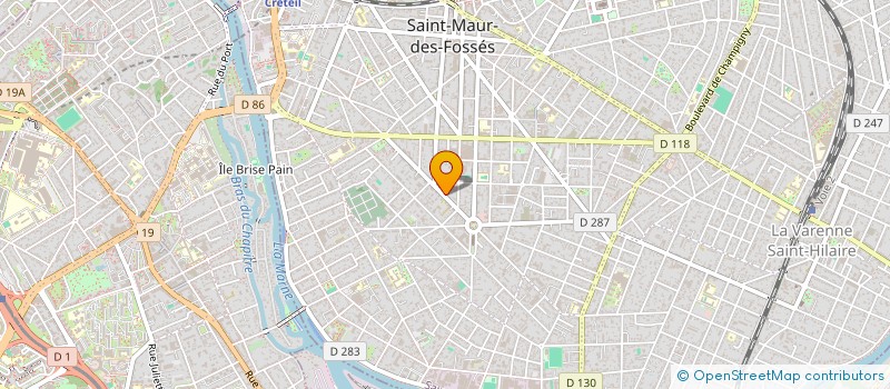 localisation de l'entreprise SOCIETE CIVILE DGL+ à ST MAUR DES FOSSES