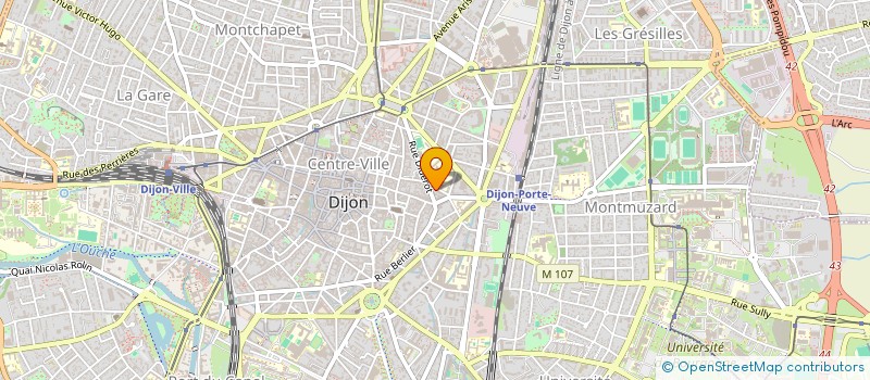 localisation de l'entreprise SOCIETE CIVILE DH HOLDING  DIJON