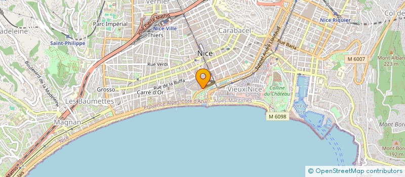 localisation de l'entreprise SOCIETE CIVILE DIMAU à NICE