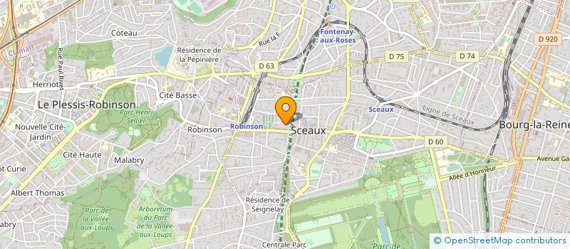 localisation de l'entreprise SOCIETE CIVILE DLMR à SCEAUX