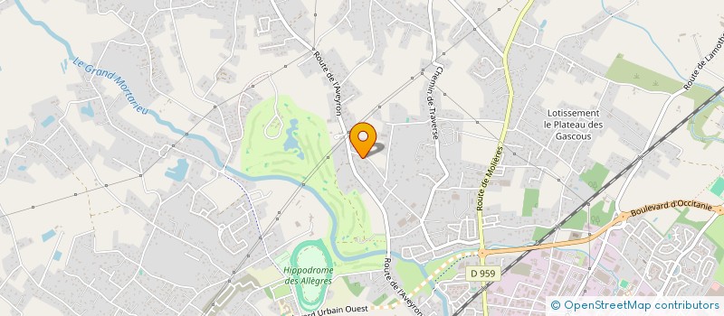 localisation de l'entreprise SOCIETE CIVILE DM  MONTAUBAN