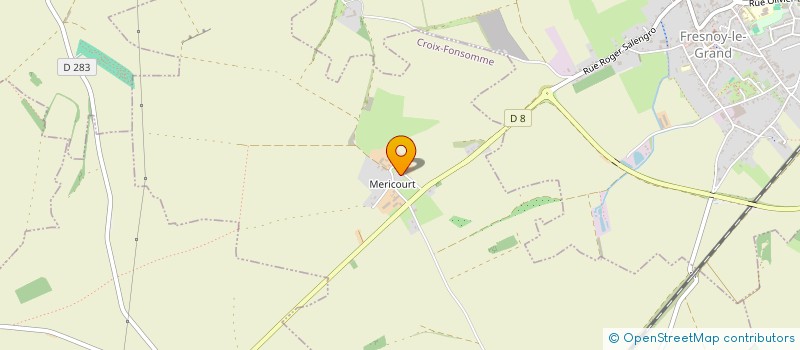 localisation de l'entreprise SOCIETE CIVILE DOBBELS DE MERICOURT  CROIX-FONSOMME