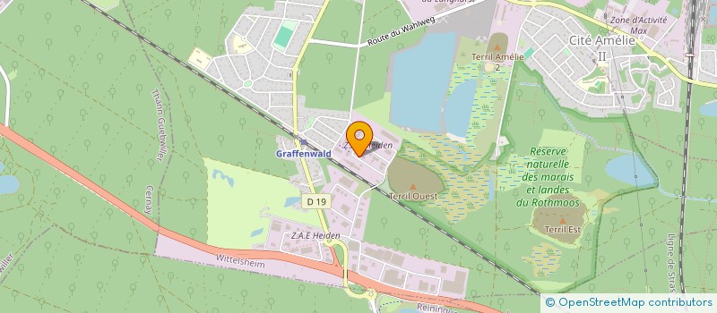 localisation de l'entreprise SOCIETE CIVILE DOMIA  WITTELSHEIM