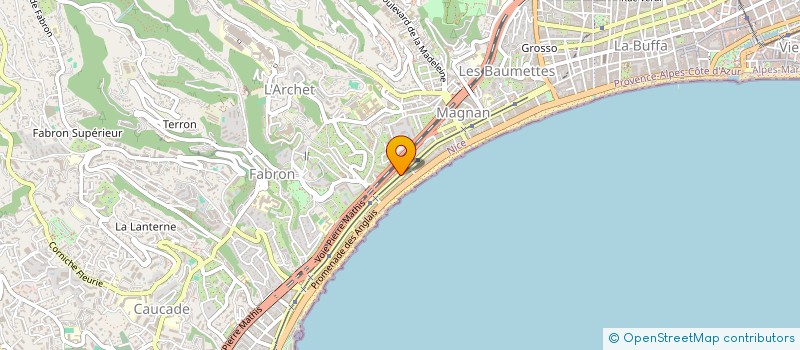 localisation de l'entreprise SOCIETE CIVILE DOMINGA à NICE