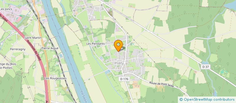 localisation de l'entreprise SOCIETE CIVILE DOMUS  PRETY