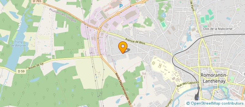 localisation de l'entreprise SOCIETE CIVILE DOYON DE SOLOGNE  ROMORANTIN-LANTHENAY