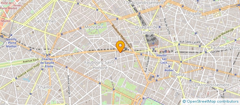 localisation de l'entreprise SOCIETE CIVILE DU 1 FAUBOURG SAINT HONORE  PARIS