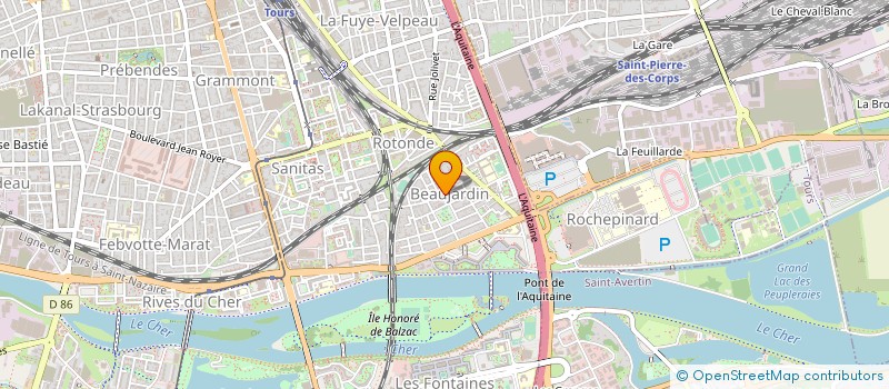 localisation de l'entreprise SOCIETE CIVILE DU 1 RUE MAURICE BOUCHOR  TOURS