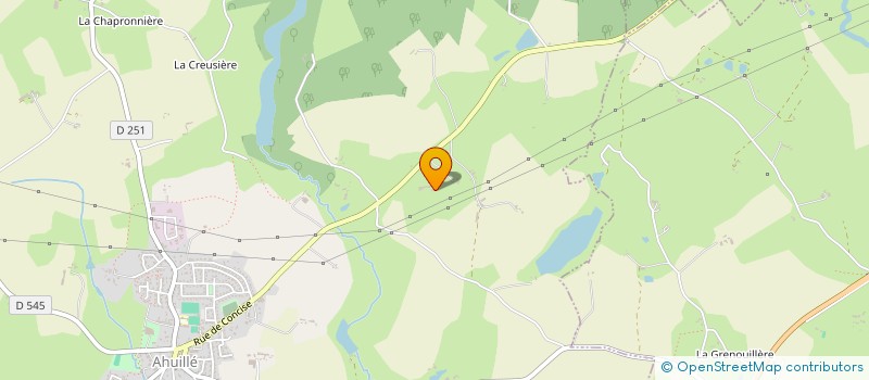 localisation de l'entreprise SOCIETE CIVILE DU 111 RUE DE BEAUVAIS  AHUILLE