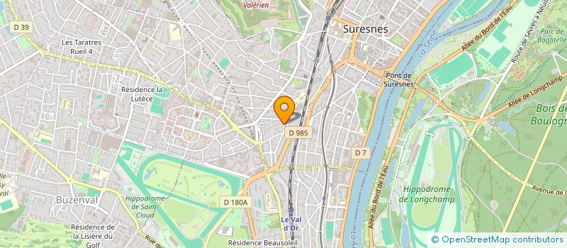 localisation de l'entreprise SOCIETE CIVILE DU 14 RUE ARTHEME GENTEUR à SURESNES