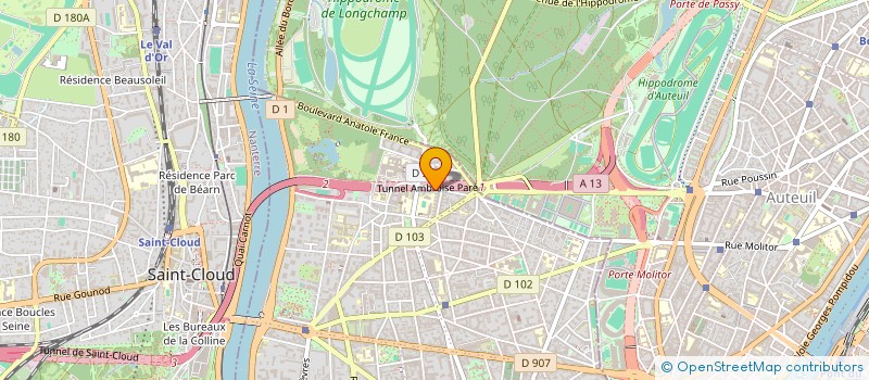 localisation de l'entreprise SOCIETE CIVILE DU 20 RUE CONTRESCARPE à BOULOGNE-BILLANCOURT