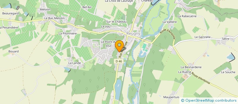 localisation de l'entreprise SOCIETE CIVILE DU 24 FEVRIER  REUGNY