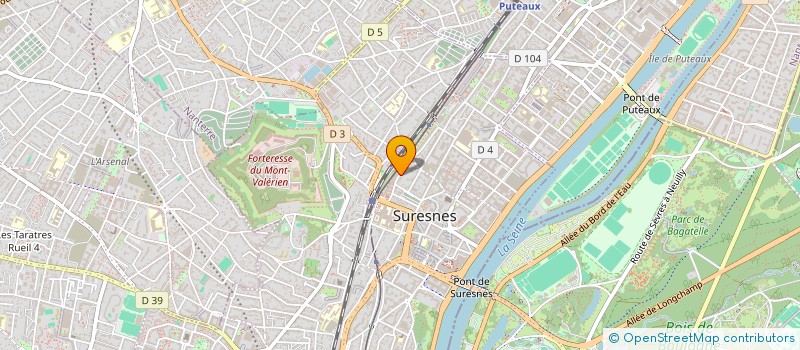 localisation de l'entreprise SOCIETE CIVILE DU 24 RUE GARDENAT à SURESNES