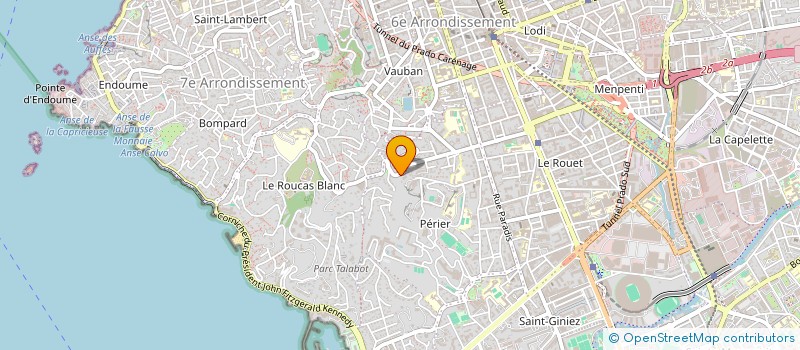 localisation de l'entreprise SOCIETE CIVILE DU 243 BOULEVARD PERIER  MARSEILLE