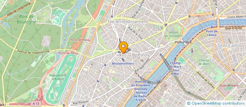 localisation de l'entreprise SOCIETE CIVILE DU 26 R BOIS LE VENT à PARIS