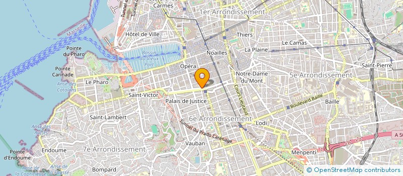 localisation de l'entreprise SOCIETE CIVILE DU 6 COURS PIERRE PUGET à MARSEILLE
