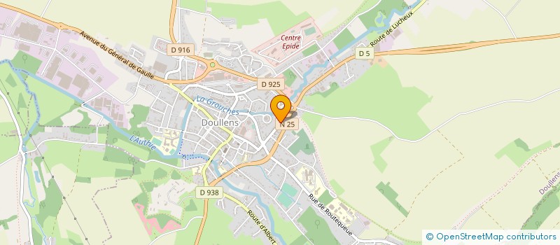 localisation de l'entreprise SOCIETE CIVILE DU 9 R DE NOYON A AMIENS  DOULLENS