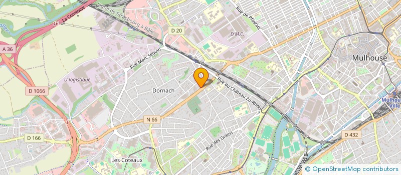 localisation de l'entreprise SOCIETE CIVILE DU BALLON D'ALSACE à MULHOUSE
