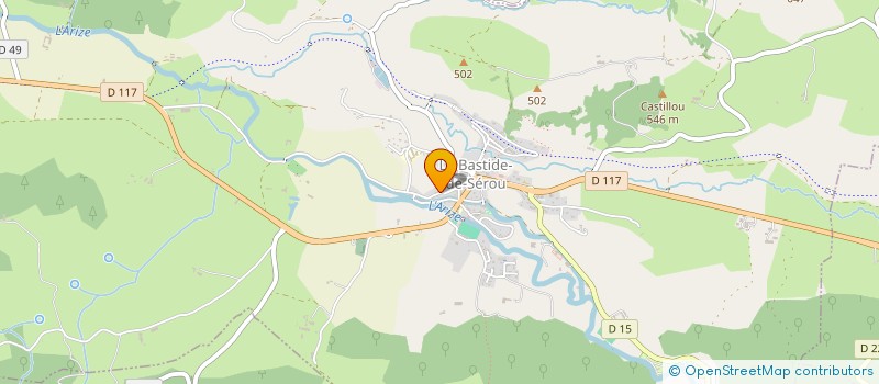 localisation de l'entreprise SOCIETE CIVILE DU BANGA à LA BASTIDE-DE-SEROU