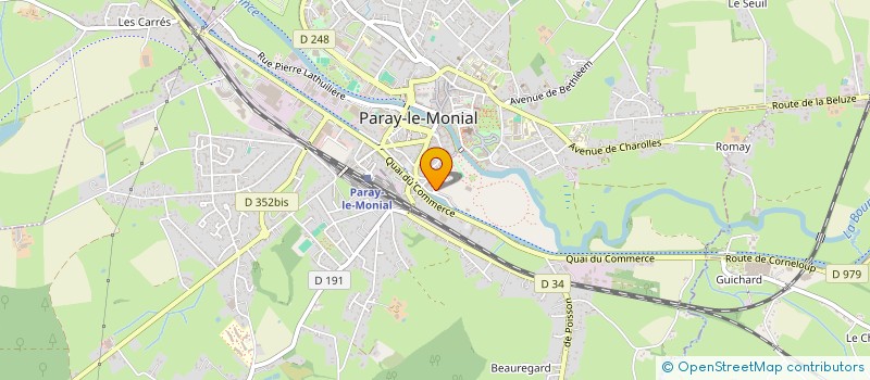 localisation de l'entreprise SOCIETE CIVILE DU BASSIN  PARAY-LE-MONIAL