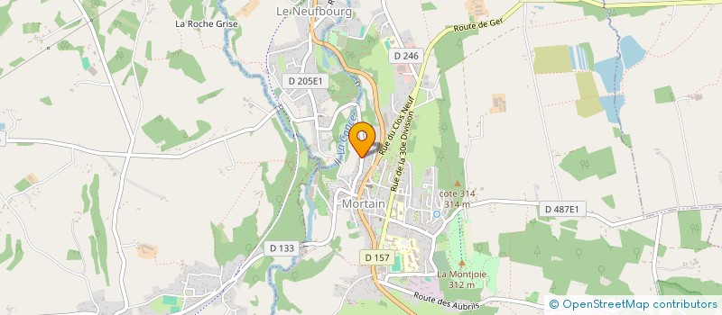 localisation de l'entreprise SOCIETE CIVILE DU BUISSON à MORTAIN-BOCAGE