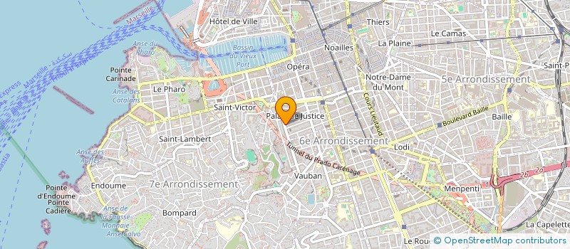 localisation de l'entreprise SOCIETE CIVILE DU CABINET DE RADIOLOGIE ET D ECHOGRAPHIE DES DOCTEURS SEGOND ET VESIN  MARSEILLE